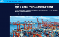 中国再创世界记载！2024商业顺差近万亿美